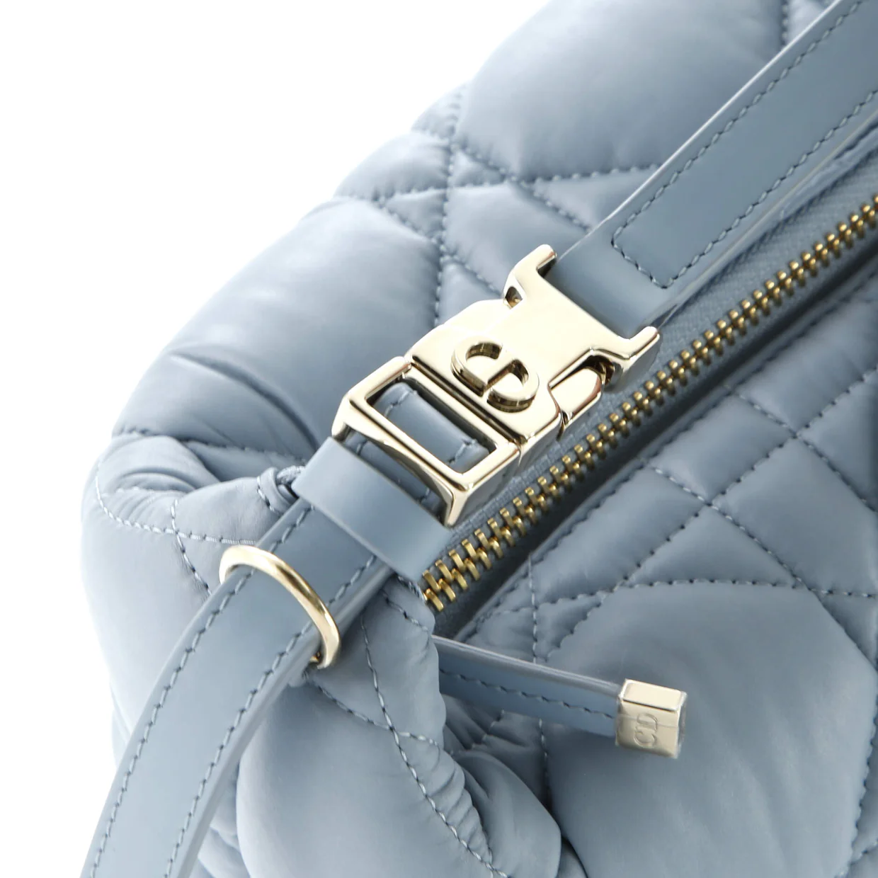 DiorTravel Nomad Pouch Macrocannage Quilt Calfskin Medium - Deep Luxury