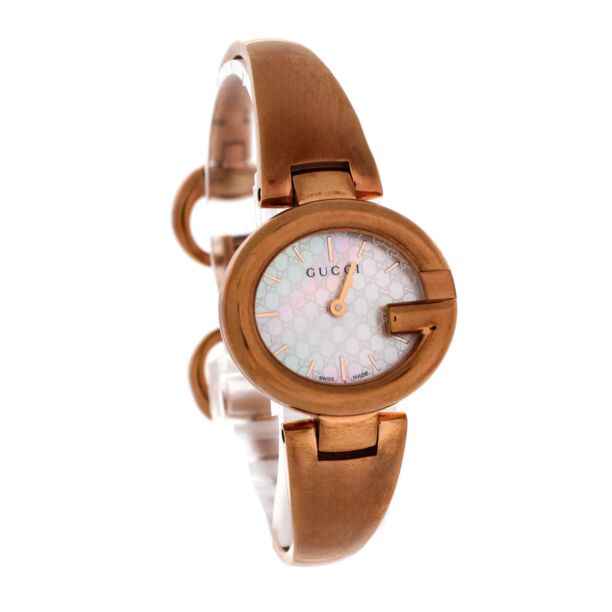 Guccissima Quartz Watch Stainless Steel with Mother of Pearl 24 - Deep Luxury