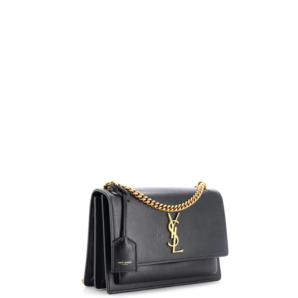 Sunset Crossbody Bag Leather Medium - Deep Luxury