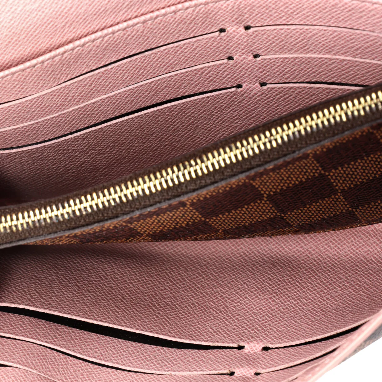 Sarah Wallet NM Studded Damier - Deep Luxury