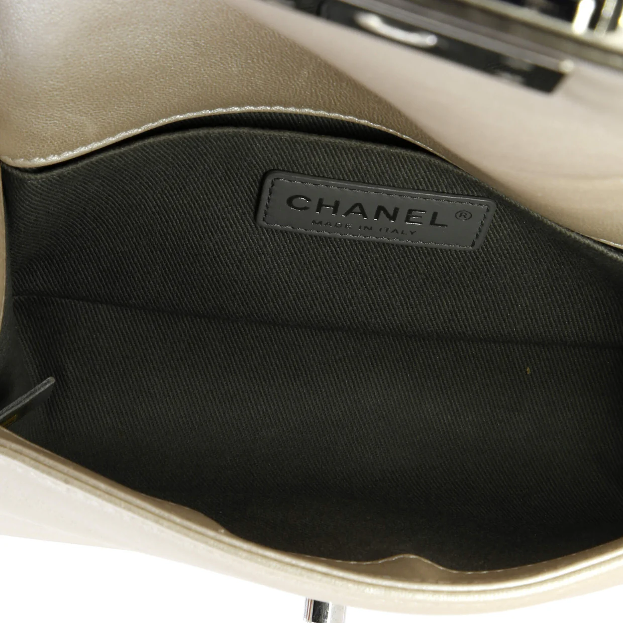 Boy Flap Bag Quilted Metallic Calfskin Small - Deep Luxury