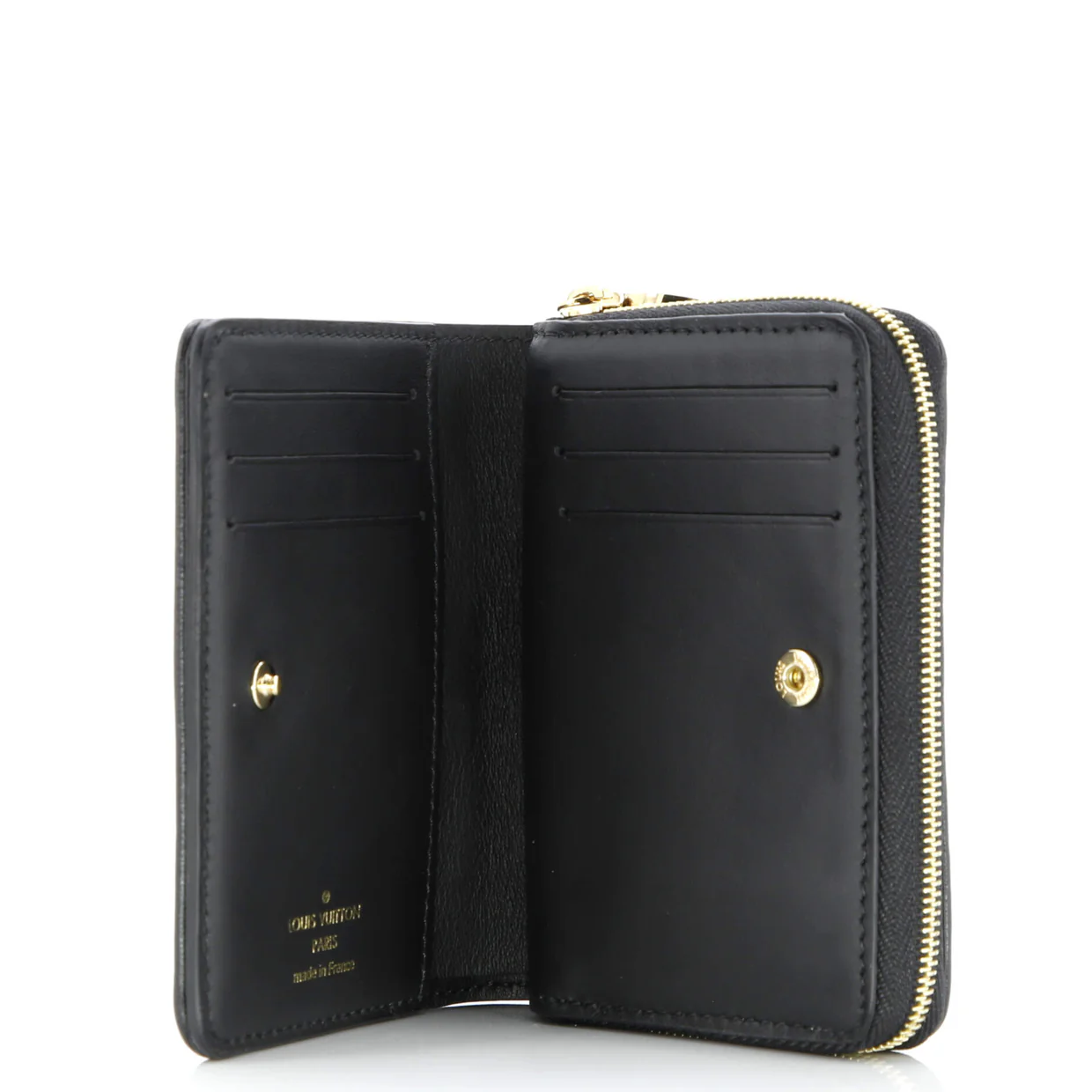 Coussin Lou Wallet Monogram Embossed Lambskin - Deep Luxury
