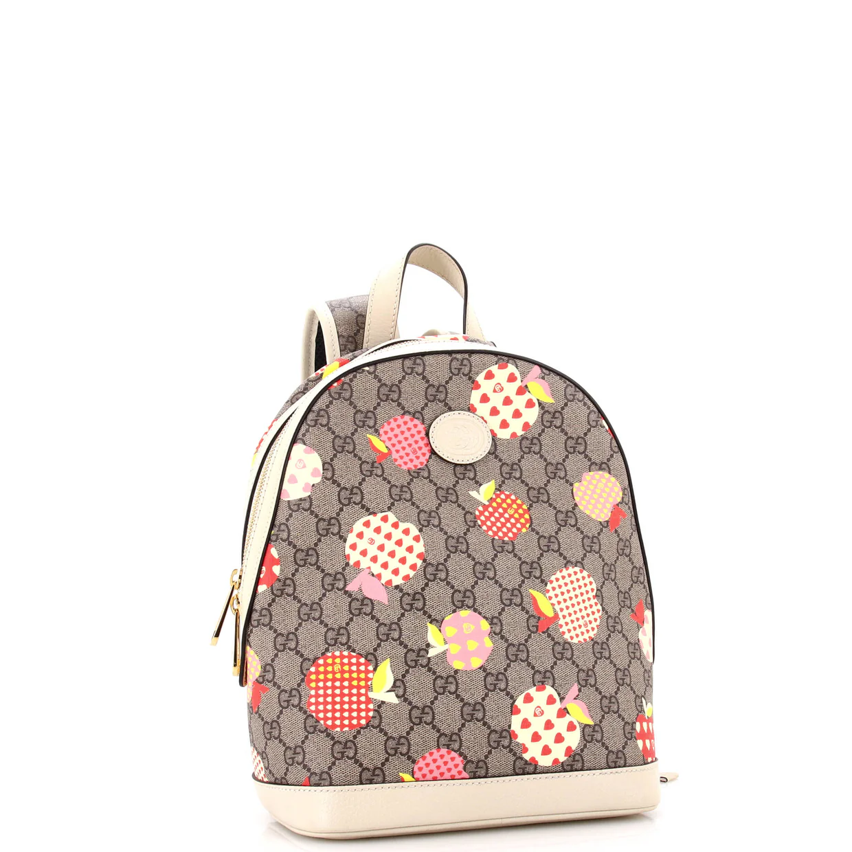 Interlocking G Patch Backpack Printed Mini GG Coated Canvas Small - Deep Luxury