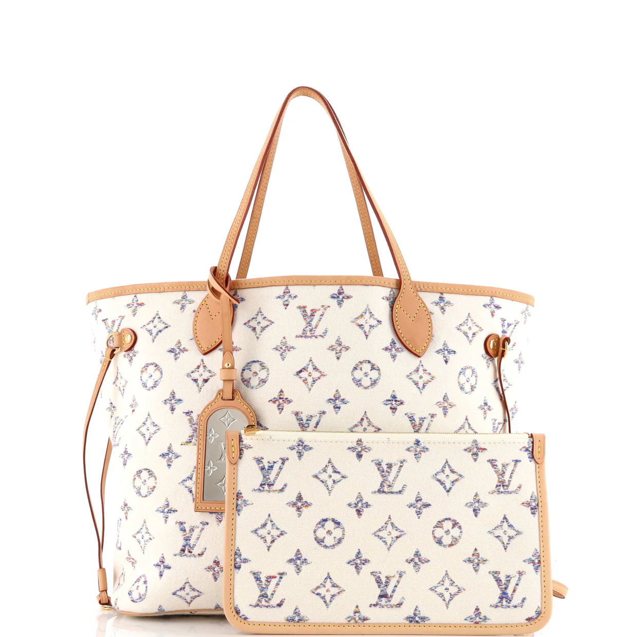 Neverfull NM Tote Multicolor Monogram Jacquard MM - Deep Luxury
