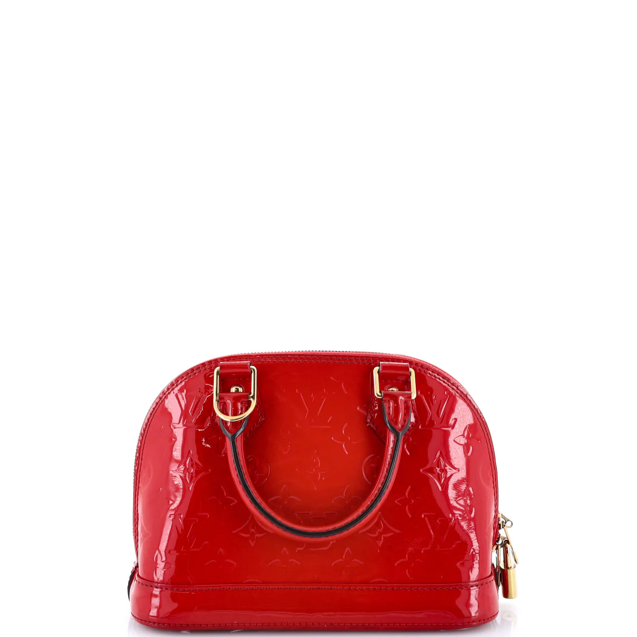 Alma Handbag Monogram Vernis BB - Deep Luxury