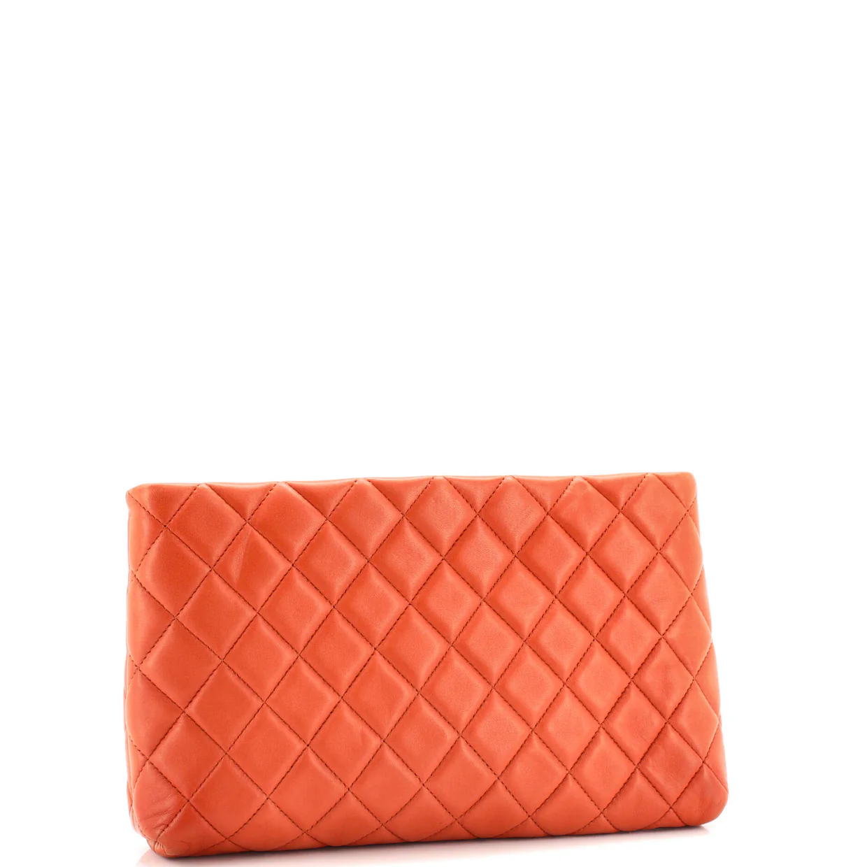 Square Timeless Clutch Quilted Lambskin - Deep Luxury