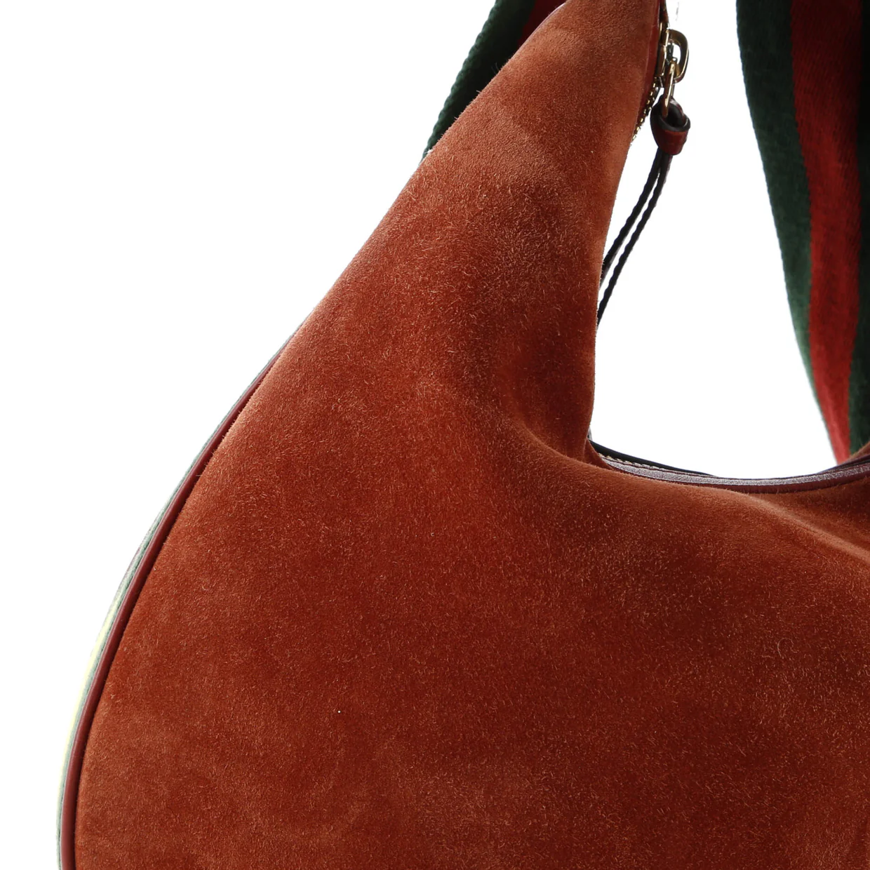 Attache Shoulder Bag Suede Large - Deep Luxury