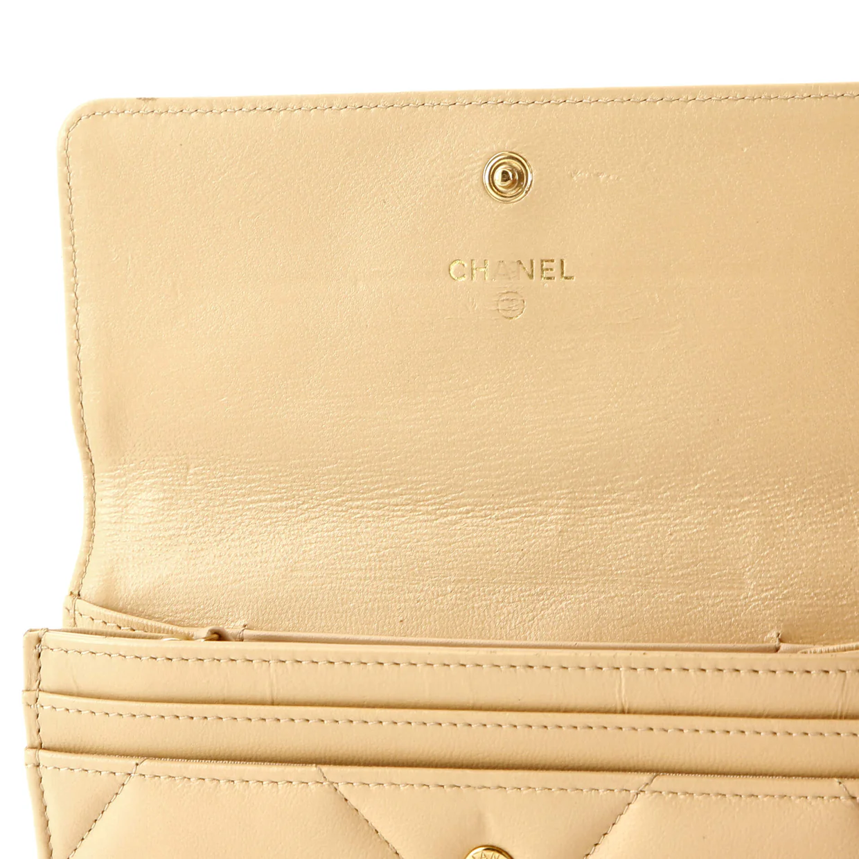 19 Flap Wallet Quilted Lambskin Long - Deep Luxury