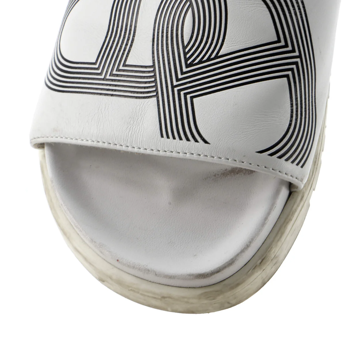 Men's Biarritz Slide Sandals Leather - Deep Luxury