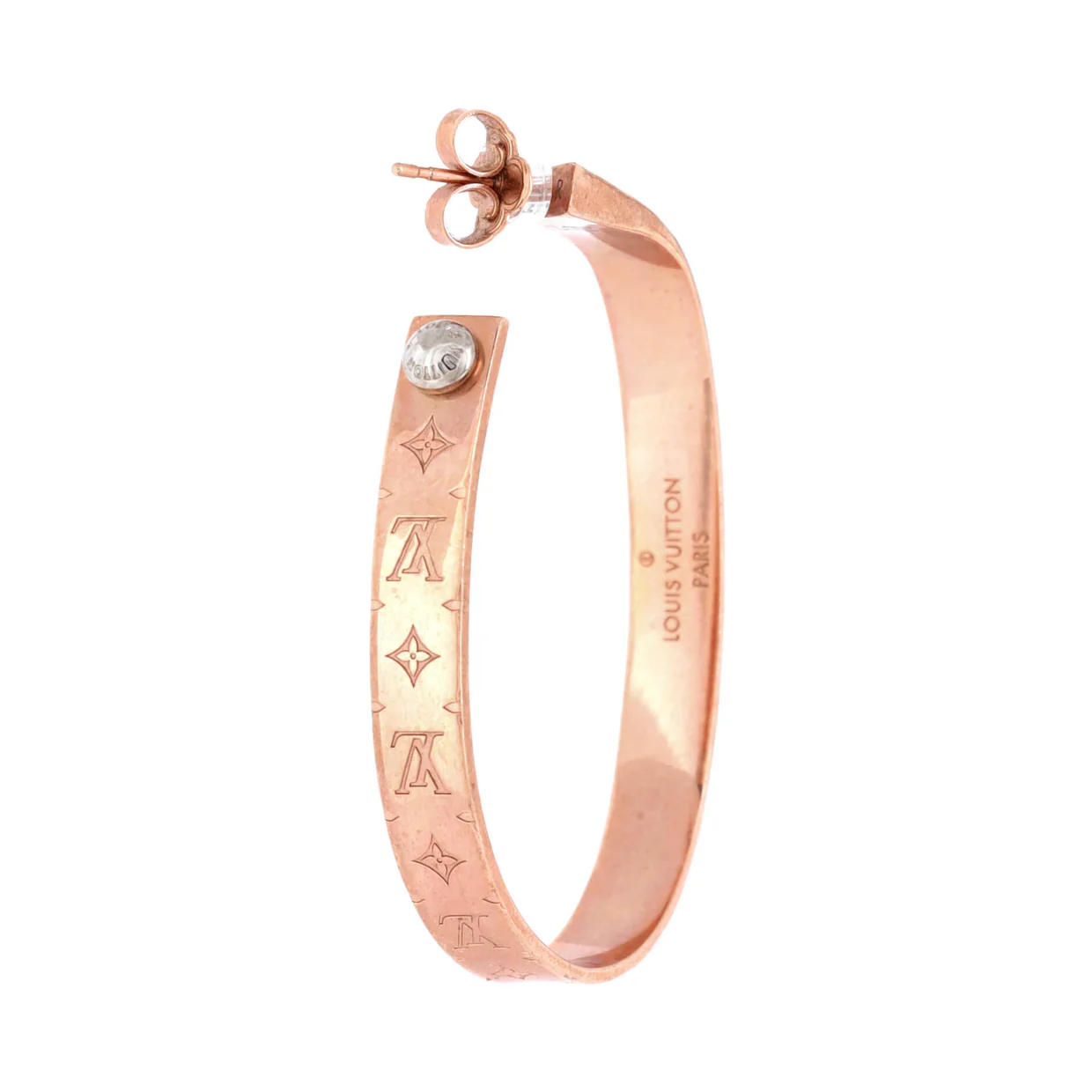Nanogram Hoop Earrings Metal - Deep Luxury