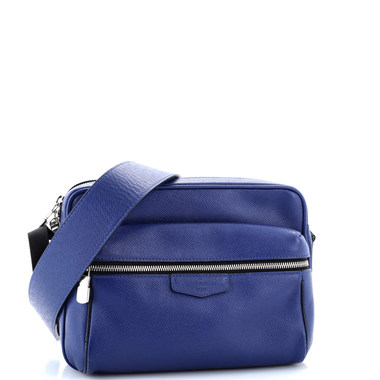 Outdoor Messenger Bag Taiga Leather PM - Deep Luxury