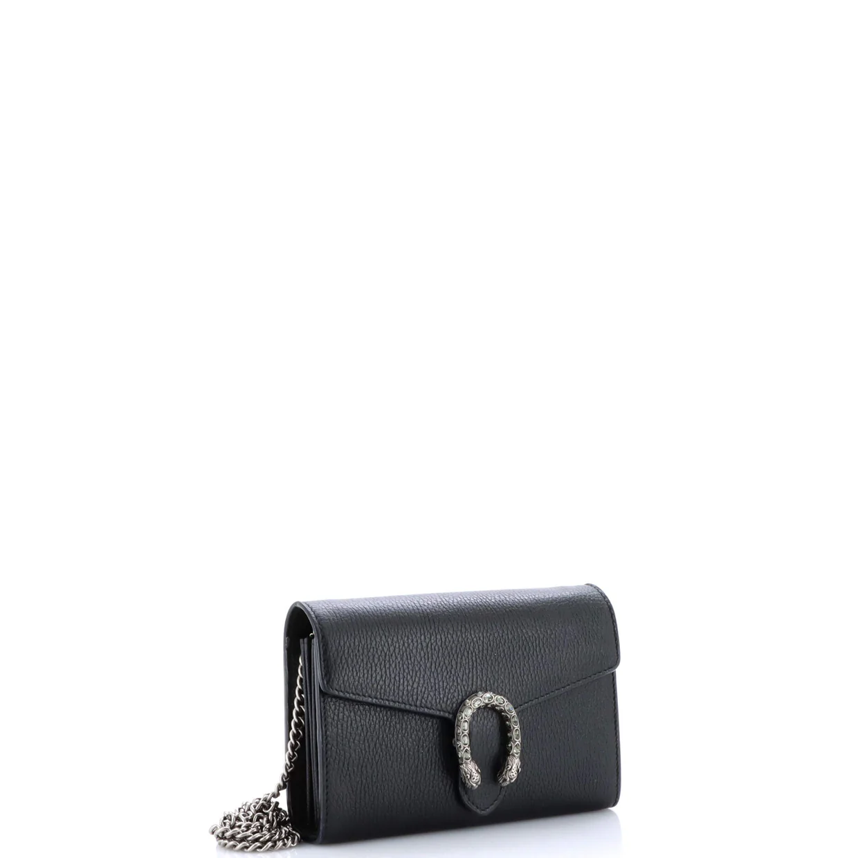 Dionysus Chain Wallet Leather with Embellished Detail Small - Deep Luxury