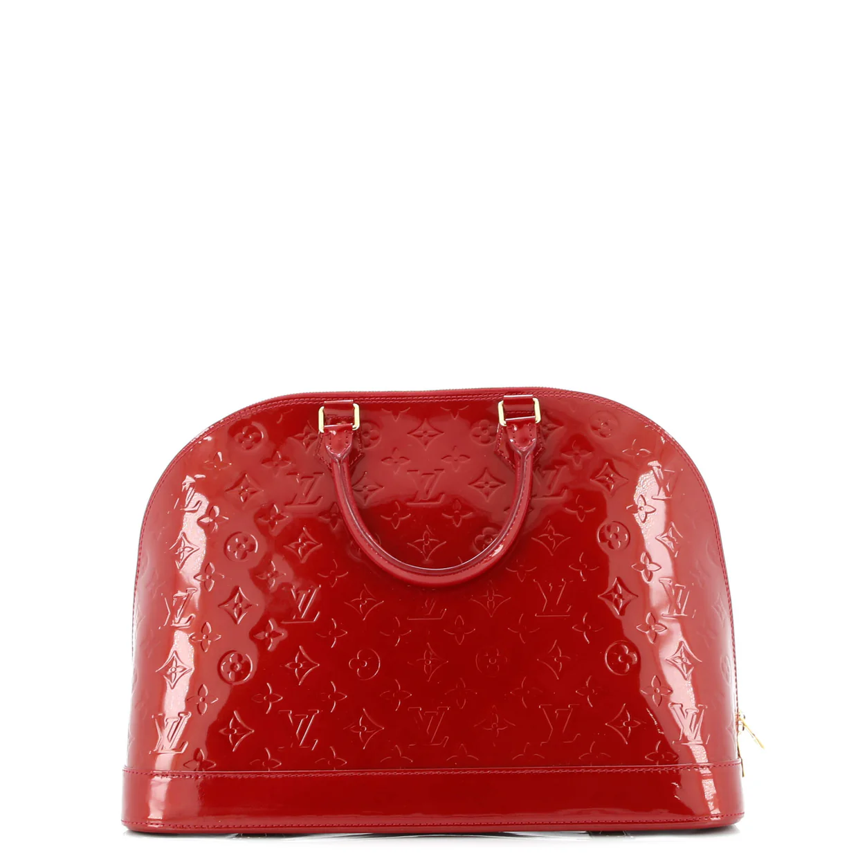 Alma Handbag Monogram Vernis GM - Deep Luxury