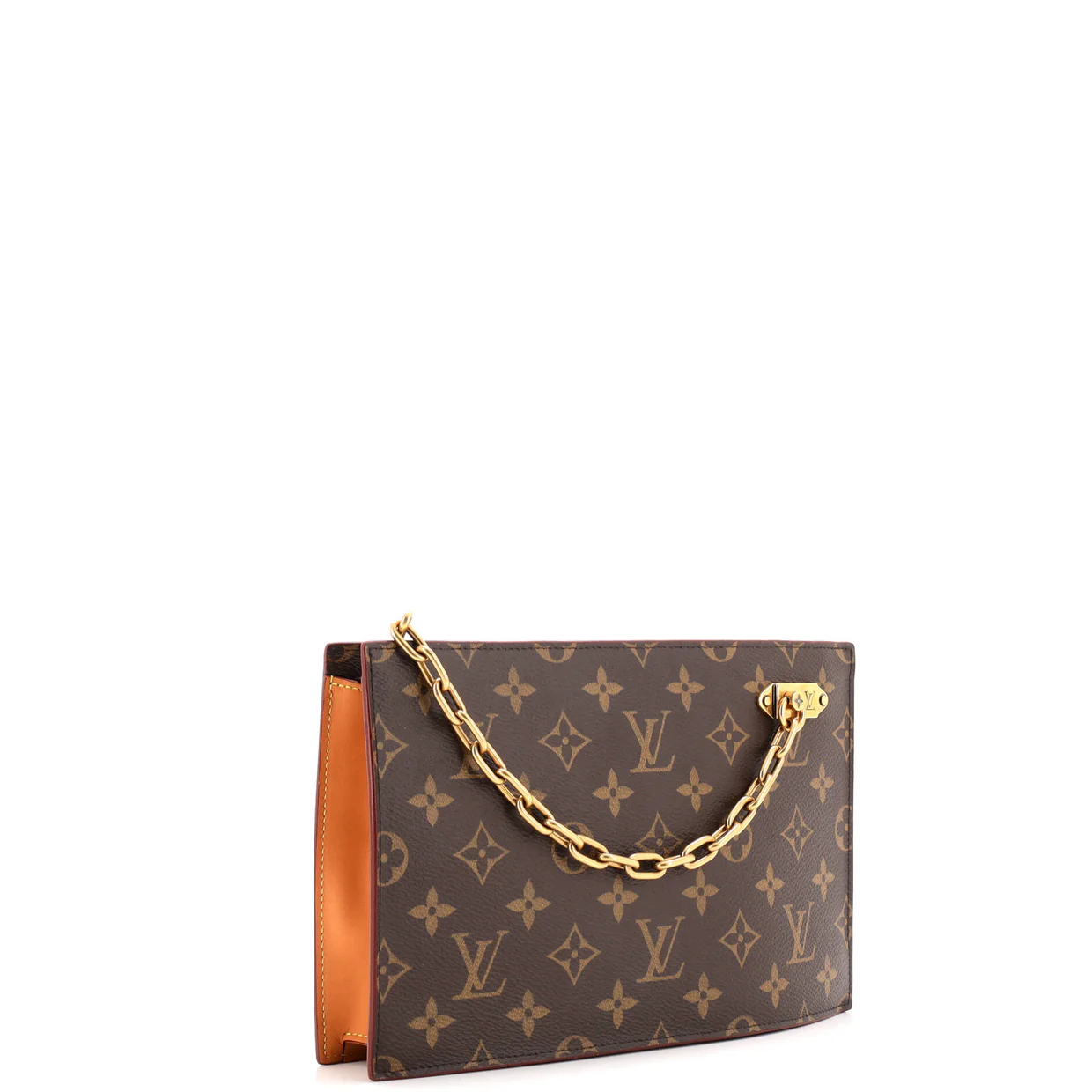 Legacy Chain Clutch Monogram Canvas - Deep Luxury