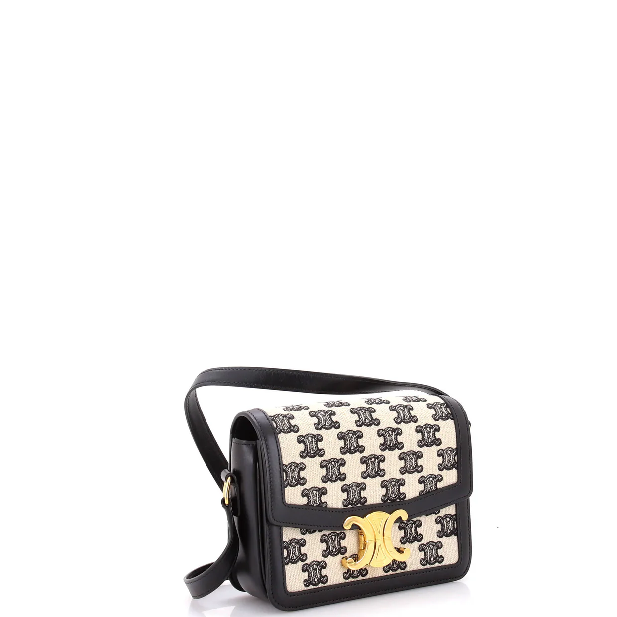 Triomphe Shoulder Bag Triomphe Canvas Medium - Deep Luxury