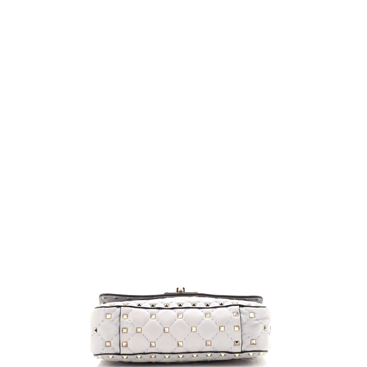 Rockstud Spike Flap Bag Quilted Leather Small - Deep Luxury