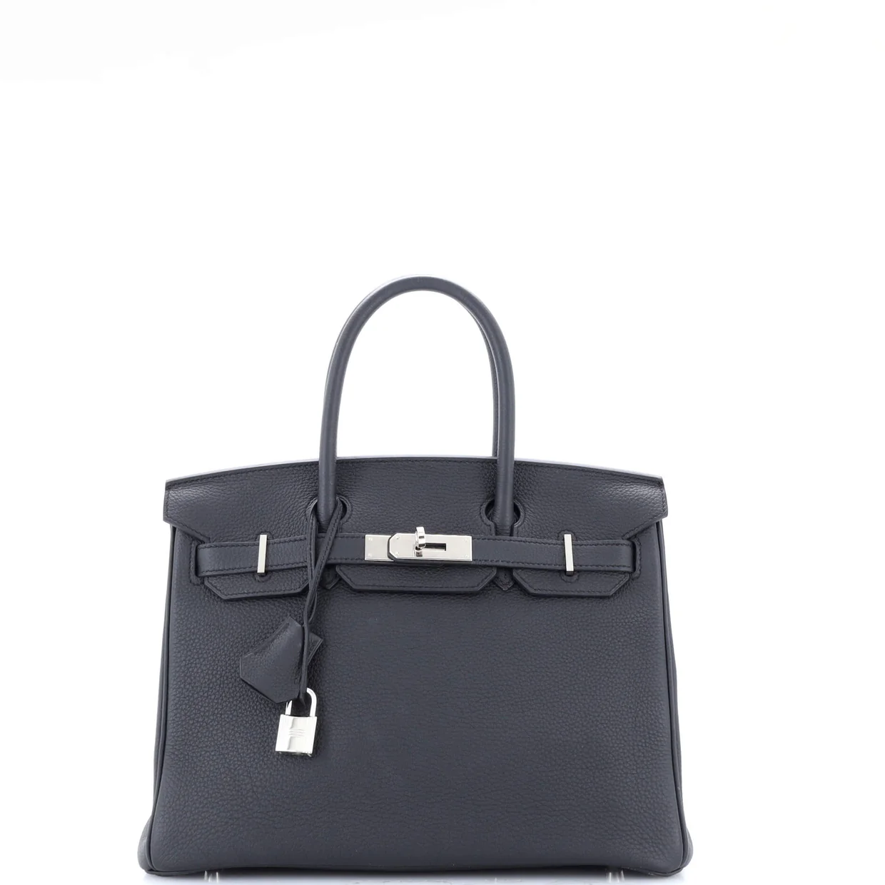Birkin Handbag Grey Togo with Palladium Hardware 30 - Deep Luxury