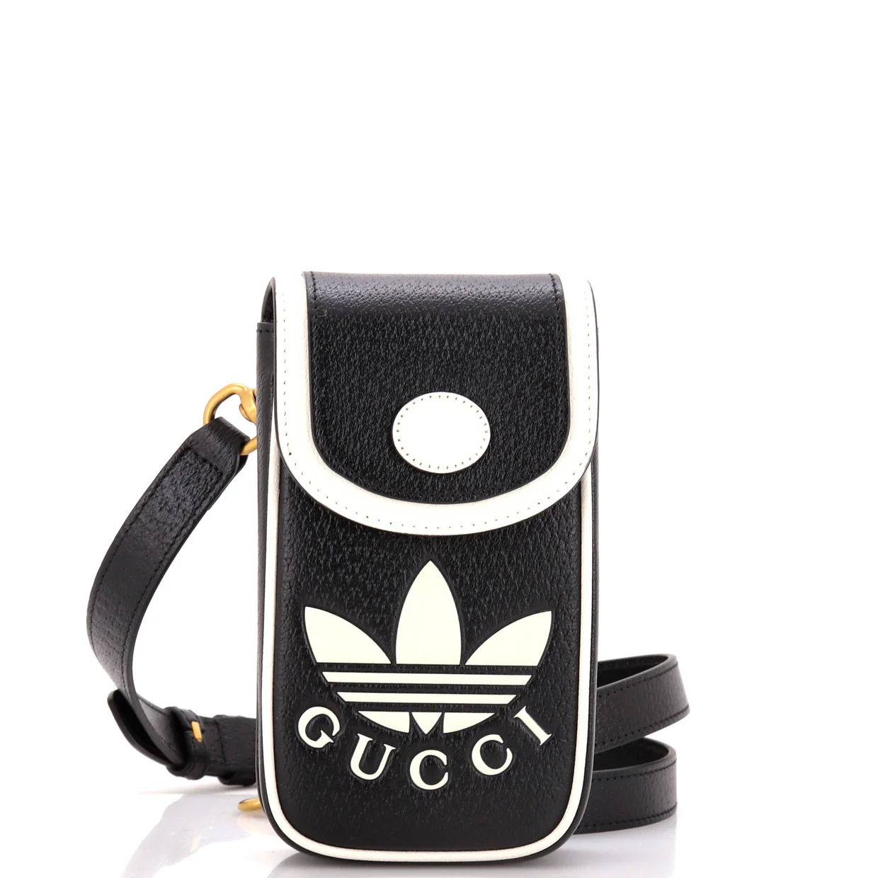 x adidas Flap Crossbody Pouch Leather Mini - Deep Luxury
