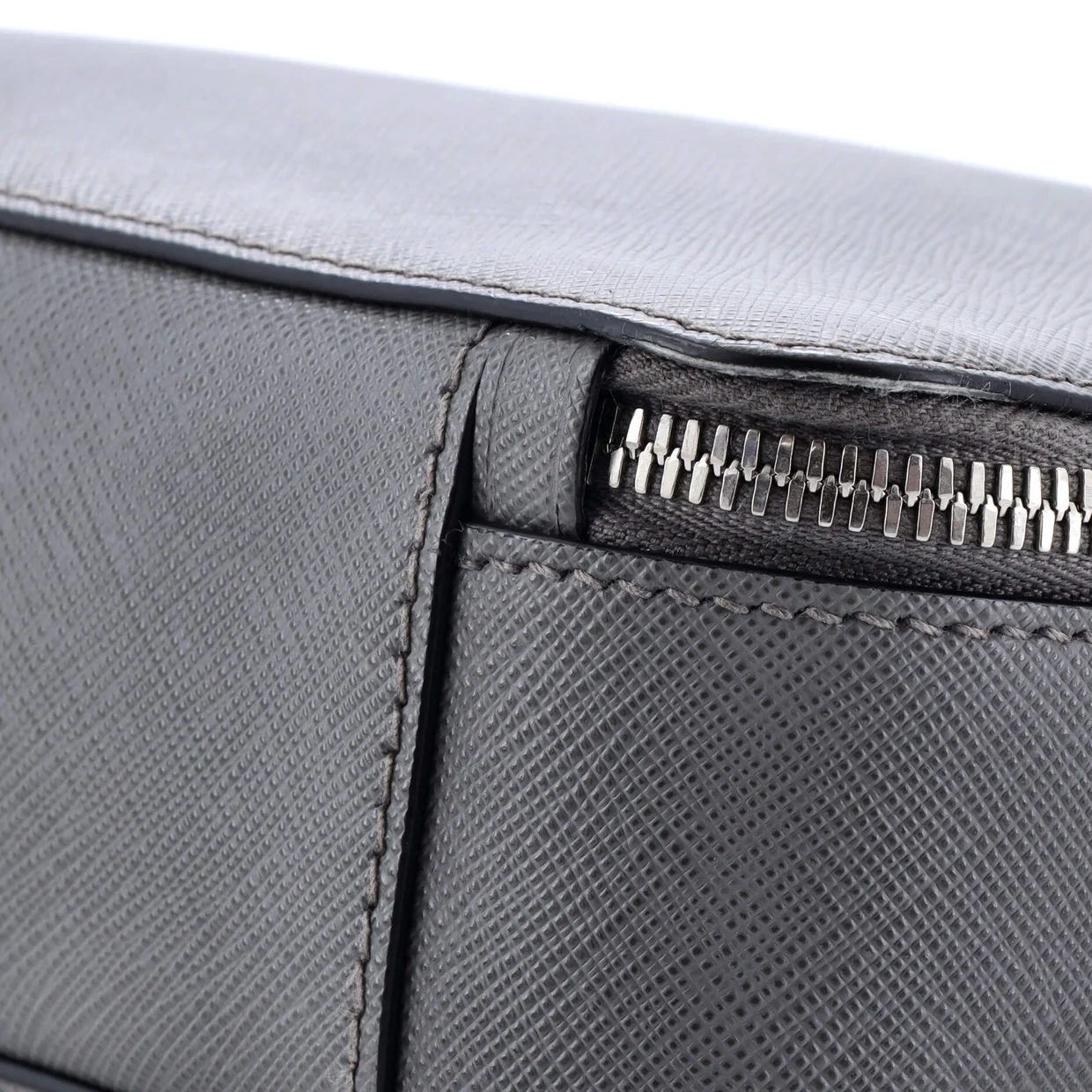 Brique Crossbody Bag Saffiano Leather Small - Deep Luxury