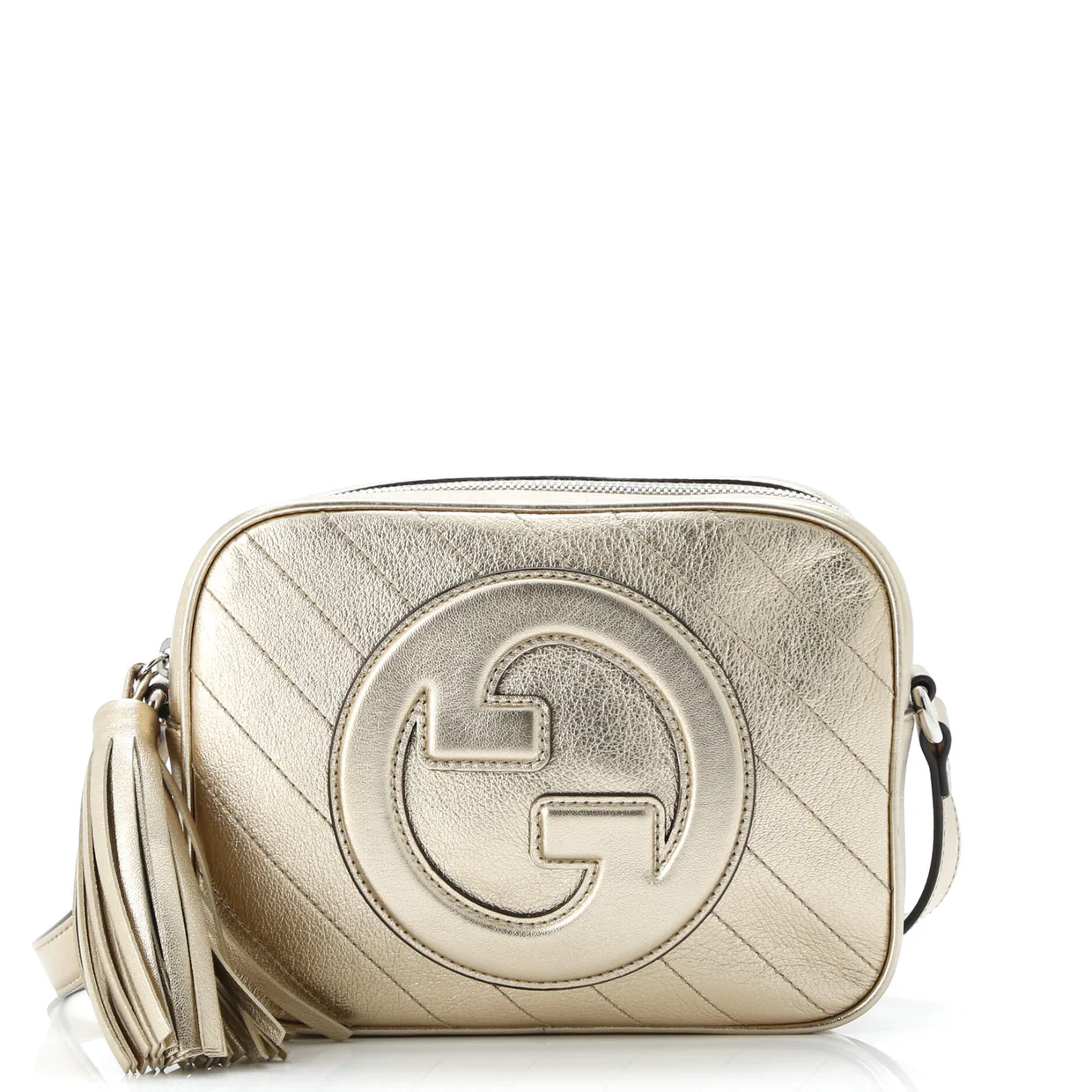 Blondie NM Camera Shoulder Bag Diagonal Quilted Leather Small - Deep Luxury