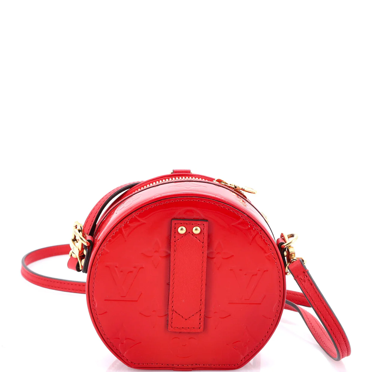 Mini Boite Chapeau Bag Monogram Vernis - Deep Luxury