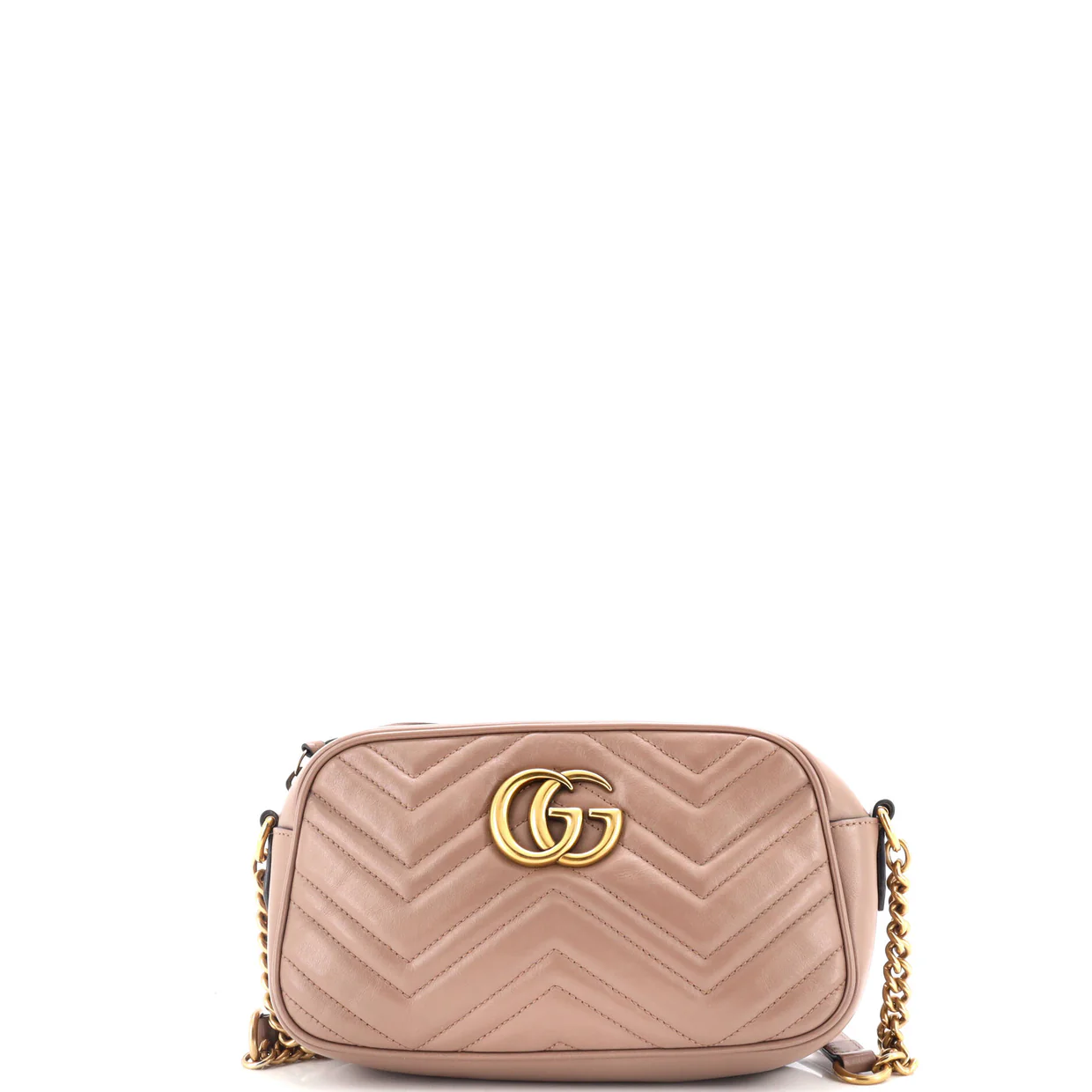 GG Marmont Shoulder Bag Matelasse Leather Small - Deep Luxury