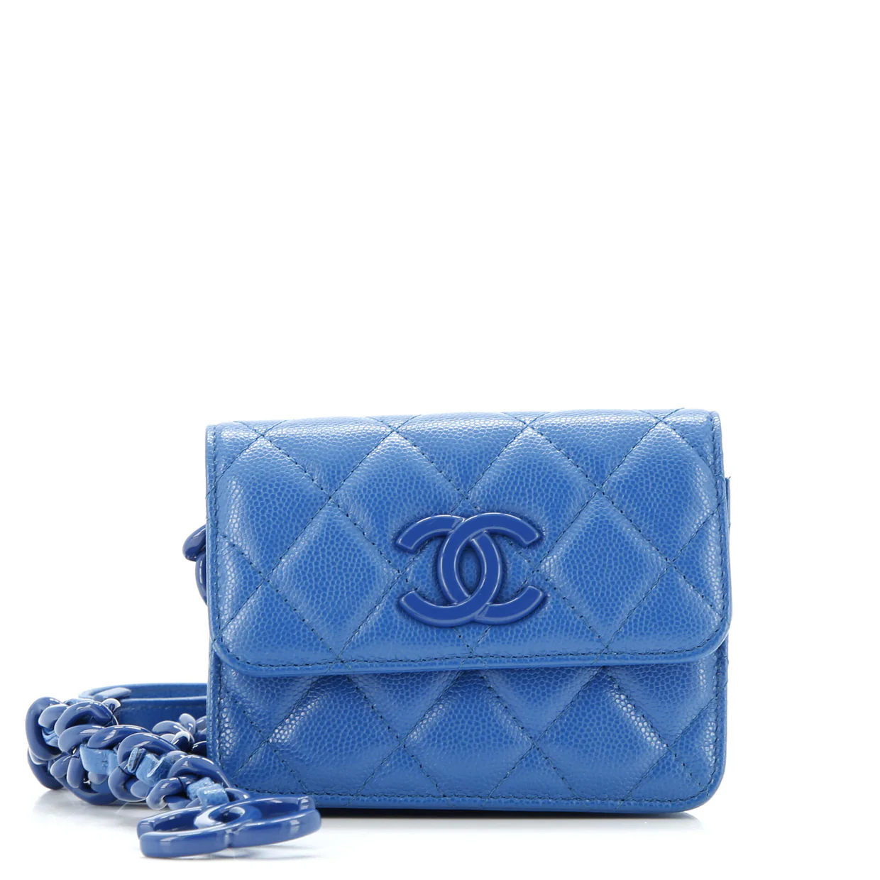 My Everything Flap Card Holder Belt Bag Quilted Caviar - Deep Luxury