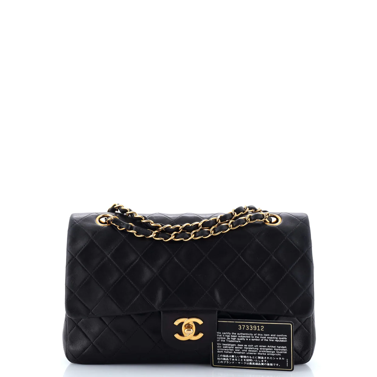 Vintage Classic Double Flap Bag Quilted Lambskin Medium - Deep Luxury