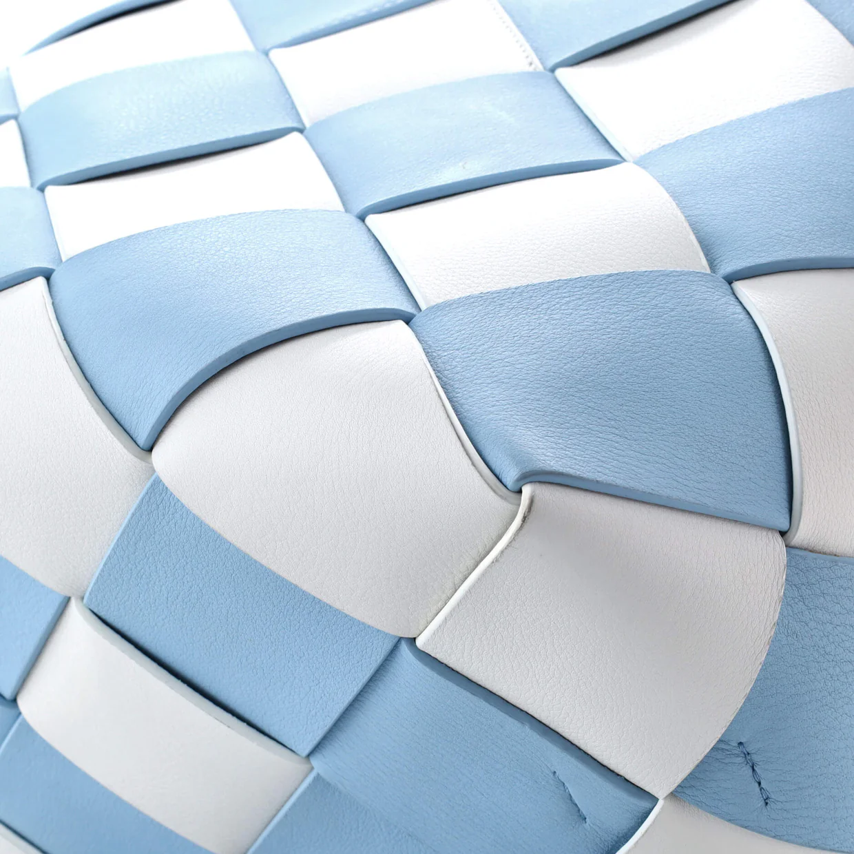 Woven Basket Bag Leather Small - Deep Luxury