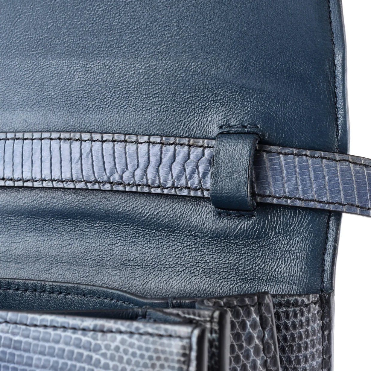 Classic Box Bag Lizard Small - Deep Luxury