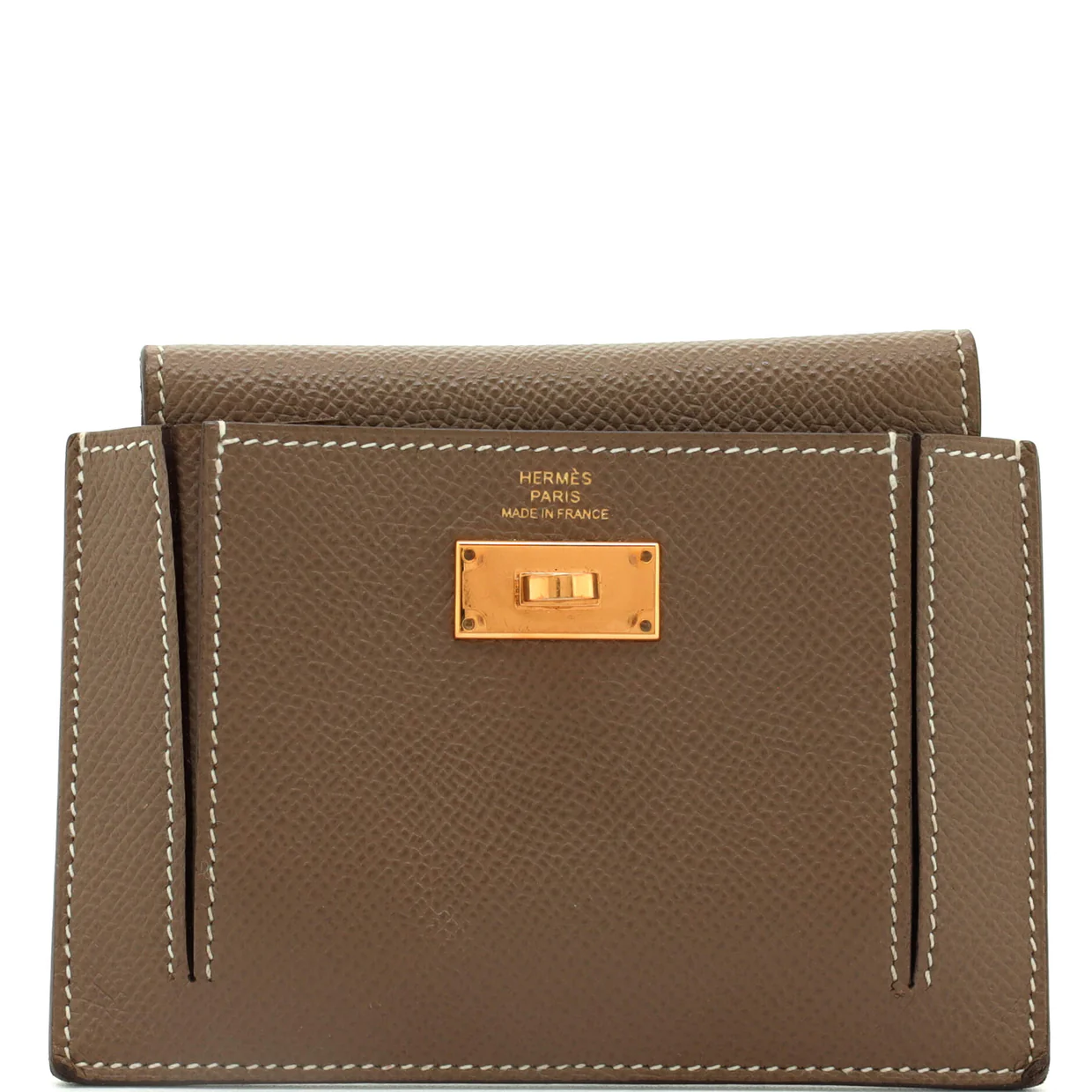 Kelly Pocket Compact Wallet Epsom - Deep Luxury