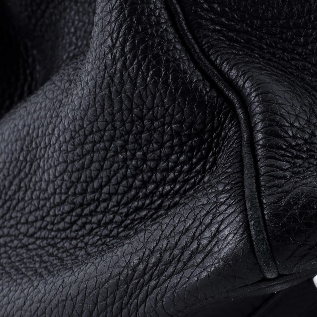 Birkin Handbag Noir Clemence with Palladium Hardware 35 - Deep Luxury