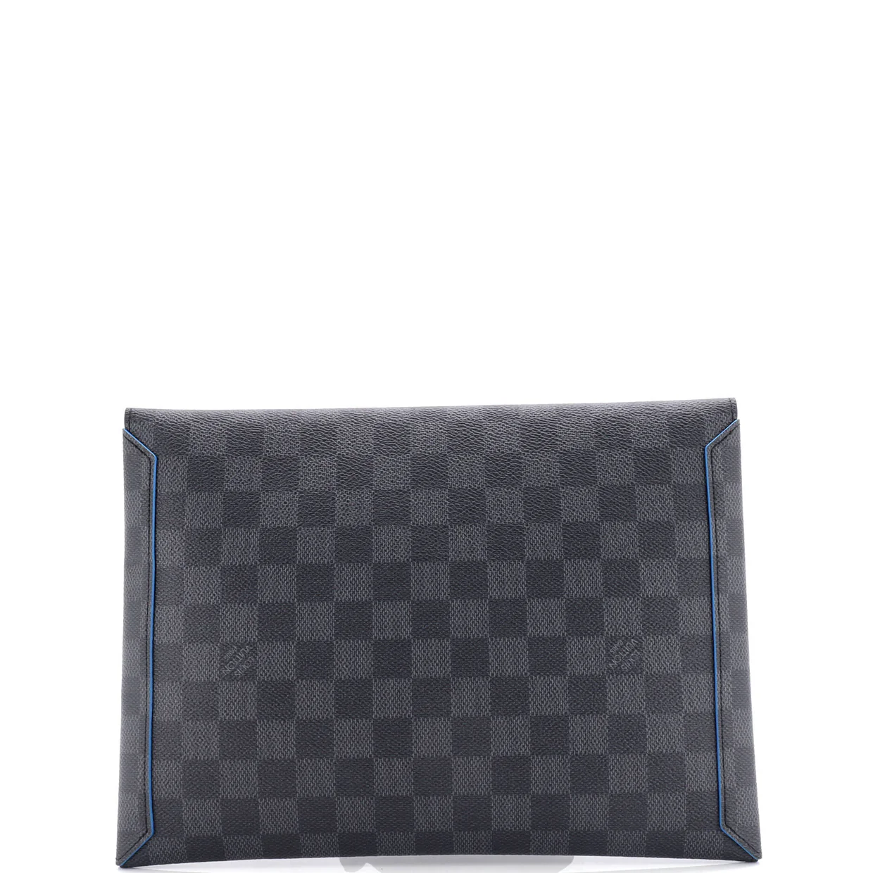 Pochette Alpha Triple Limited Edition Interlinked Logo Damier Graphite - Deep Luxury