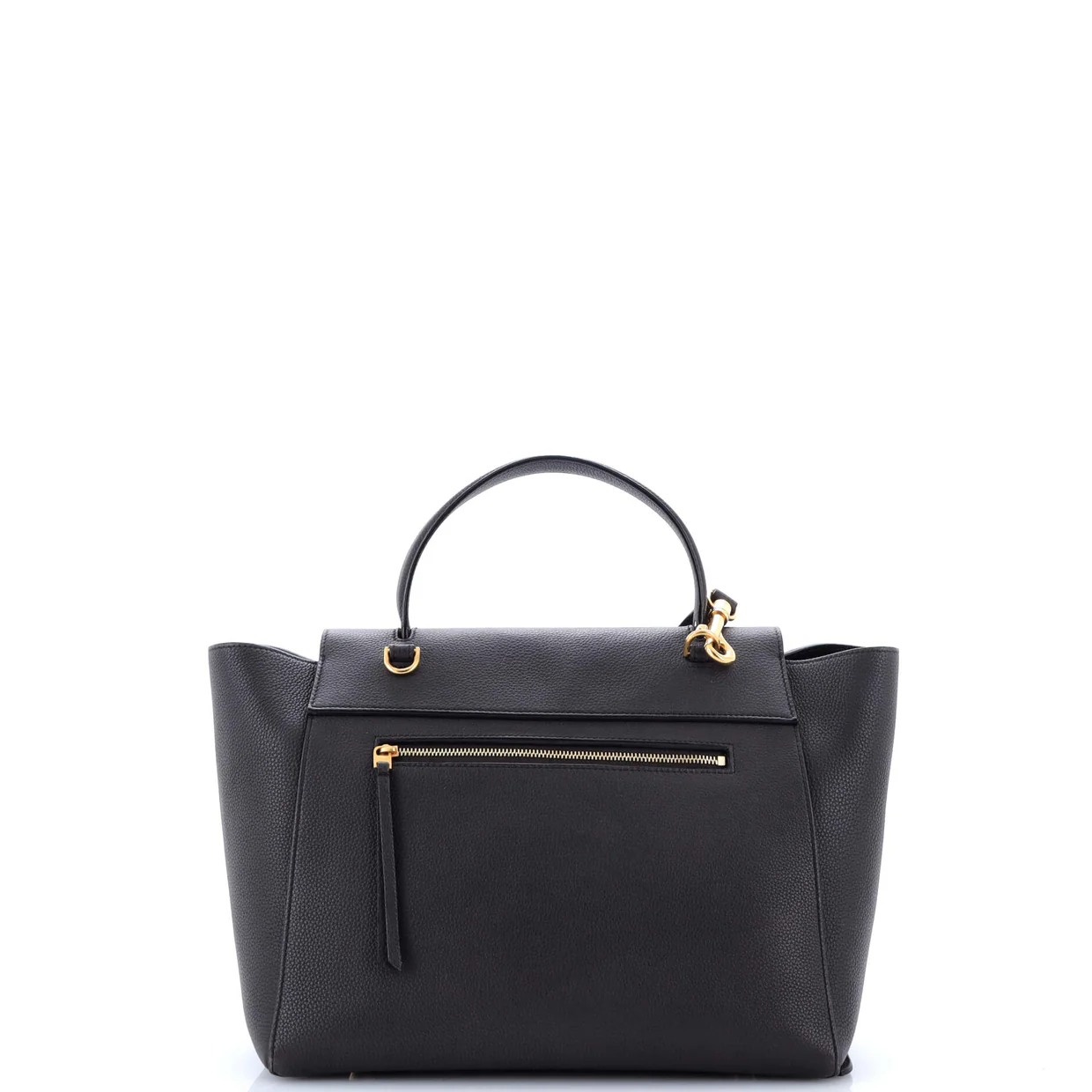 Belt Bag Textured Leather Mini - Deep Luxury