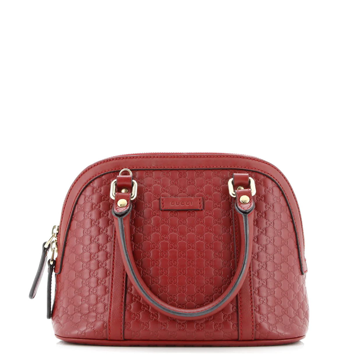 Convertible Dome Satchel Microguccissima Leather Mini - Deep Luxury