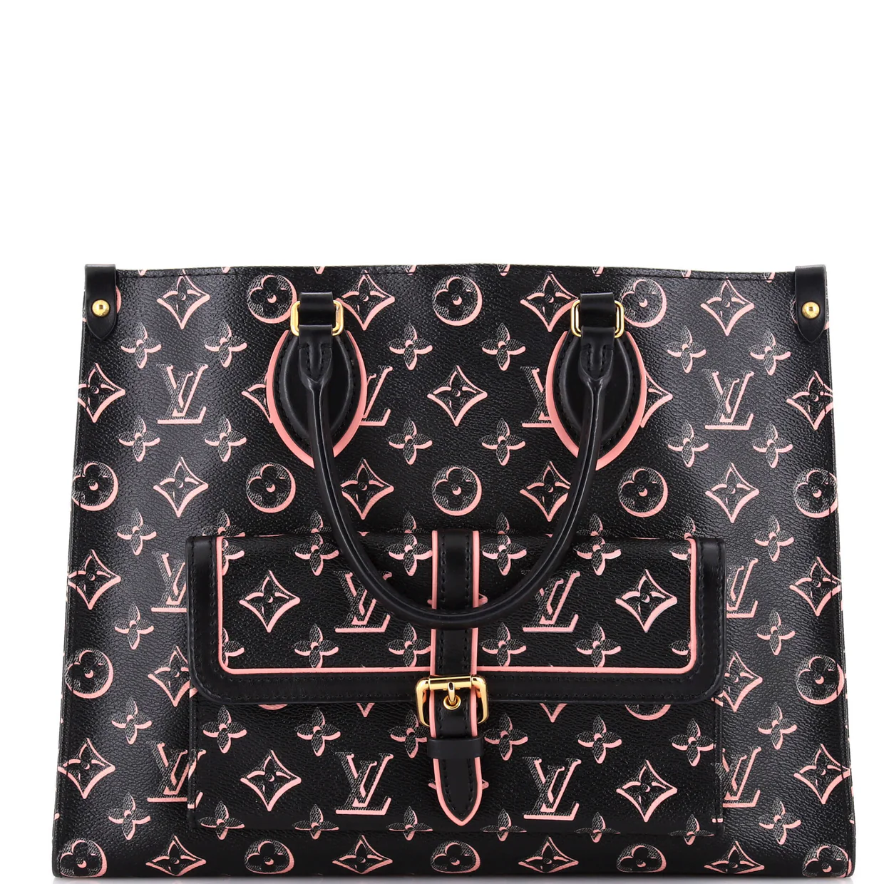 OnTheGo Tote Fall for You Monogram Canvas MM - Deep Luxury