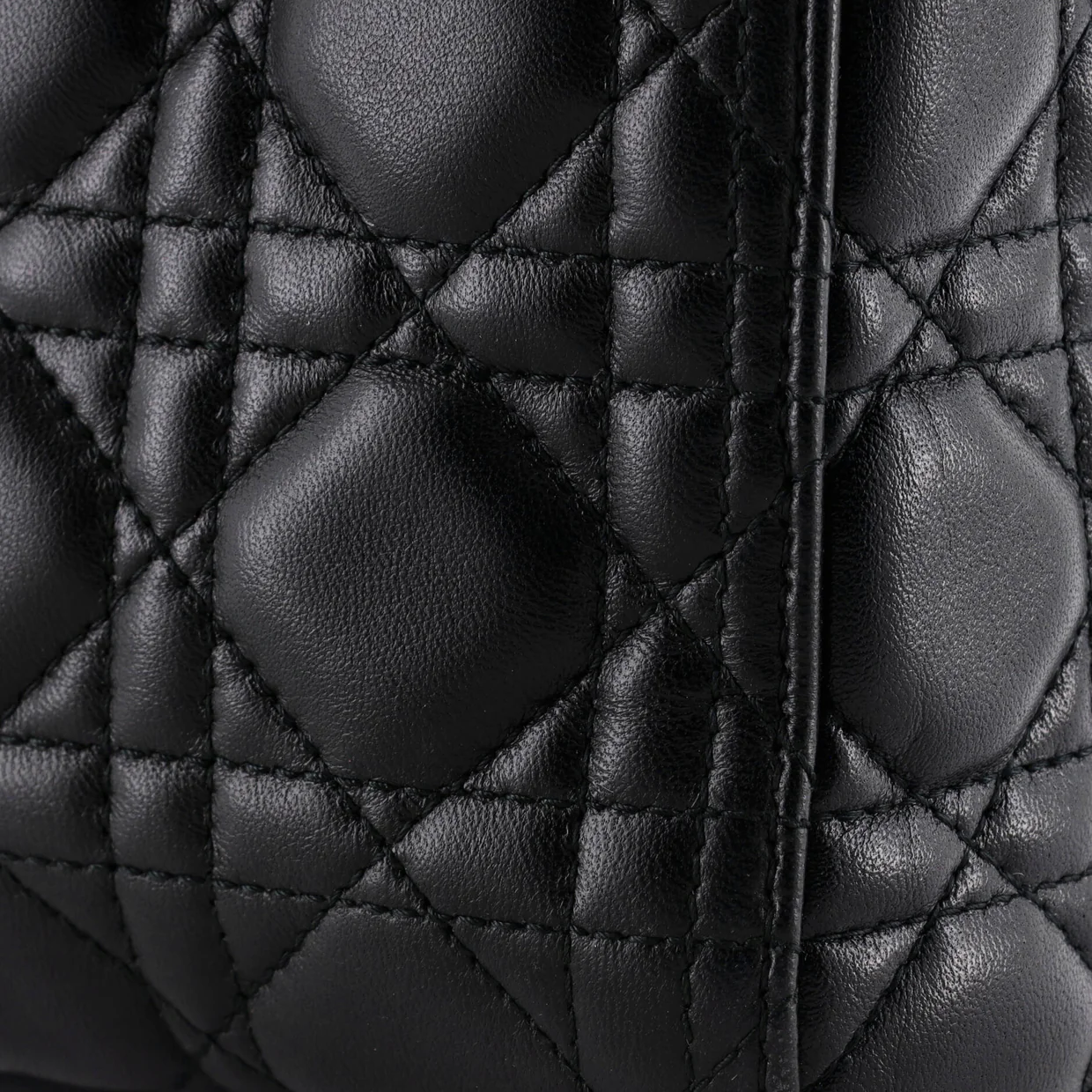 Lady Dior Bag Cannage Quilt Lambskin Medium - Deep Luxury