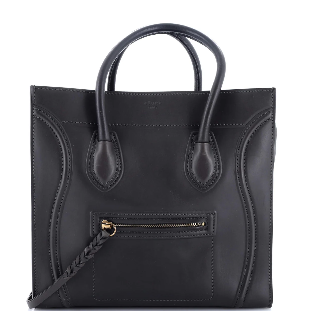 Phantom Bag Smooth Leather Medium - Deep Luxury