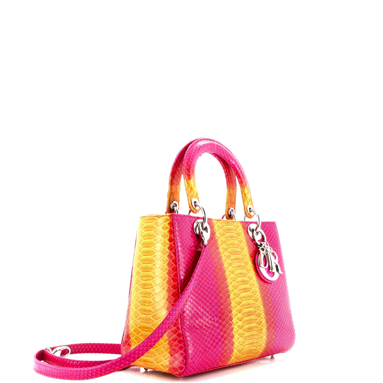 Lady Dior Bag Python Medium - Deep Luxury
