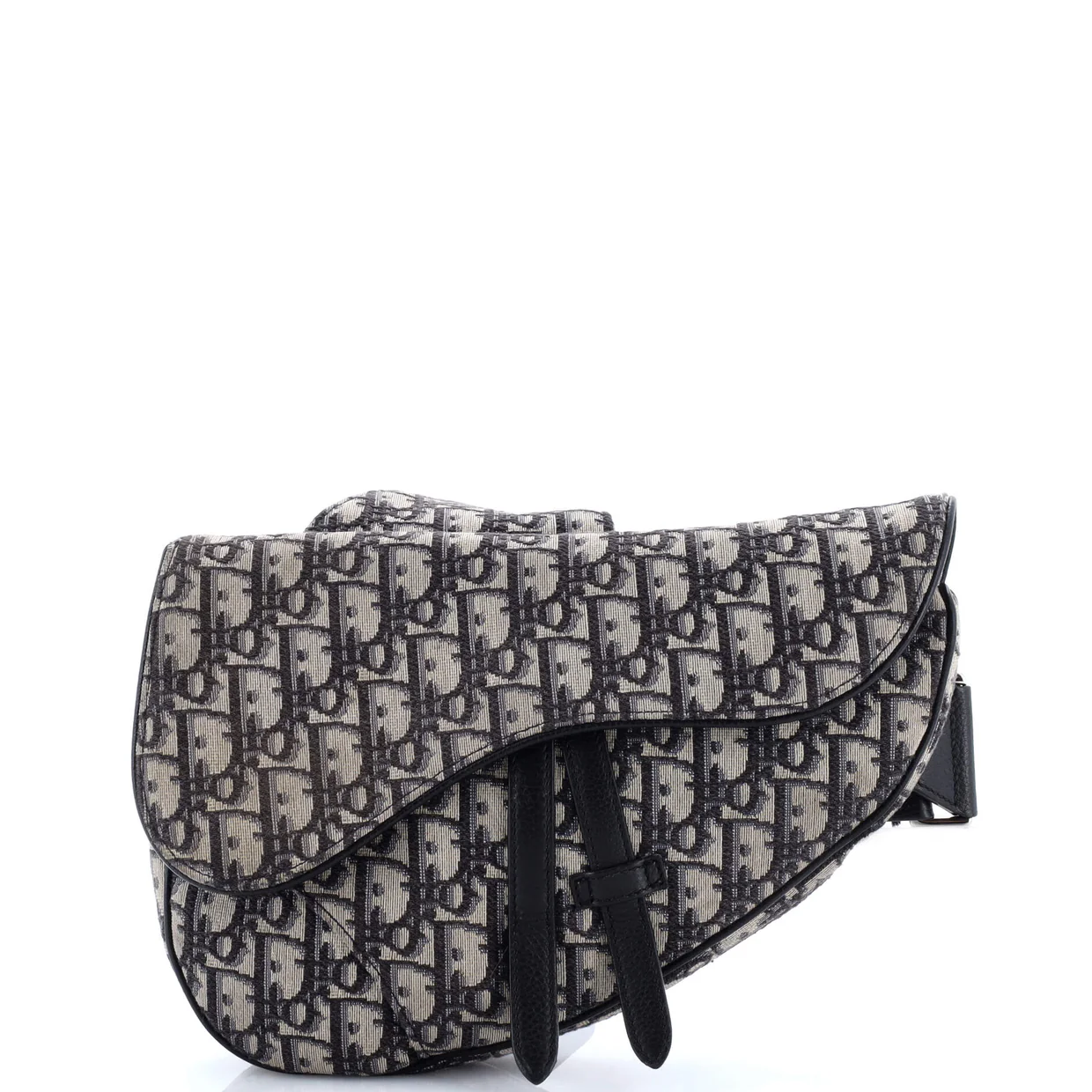 Saddle Crossbody Bag Oblique Canvas - Deep Luxury