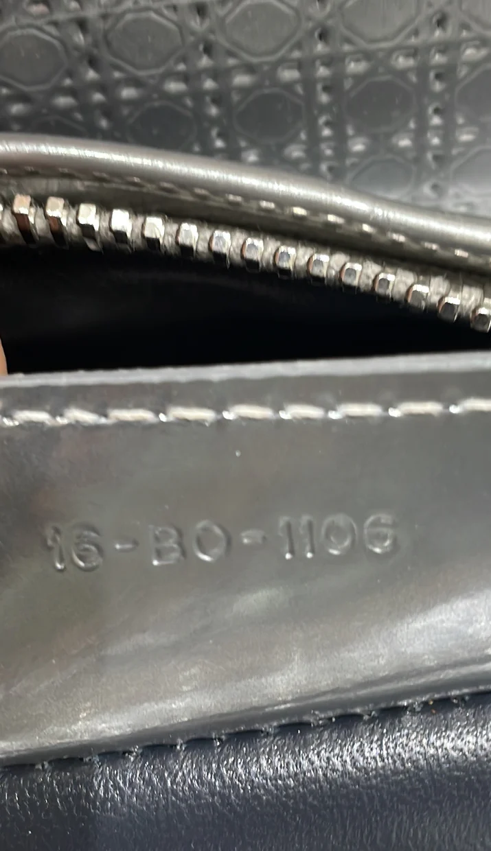 Lady Dior Bag Micro Cannage Metallic Calfskin Medium - Deep Luxury