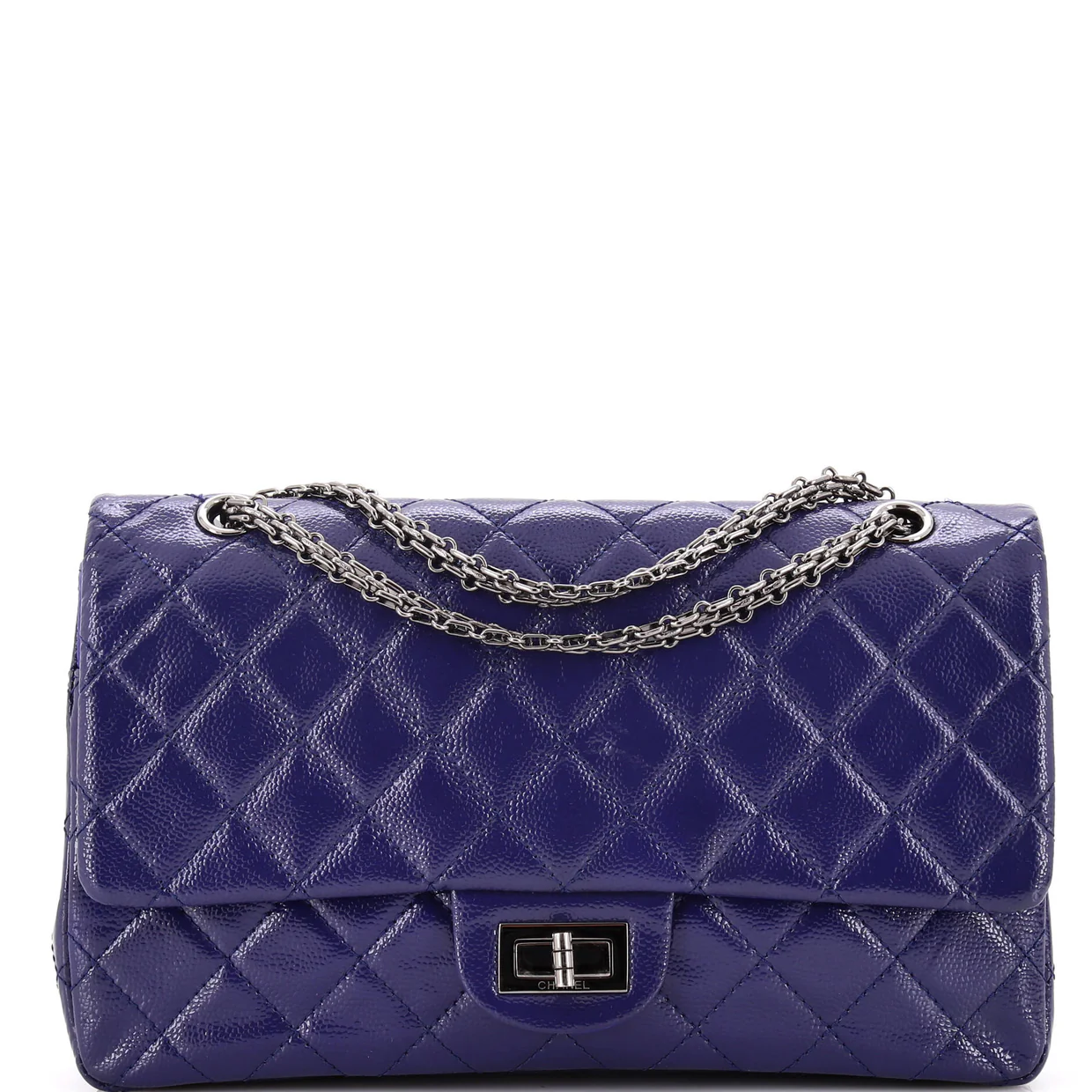 Reissue 2.55 Flap Bag Quilted Caviar 227 - Deep Luxury