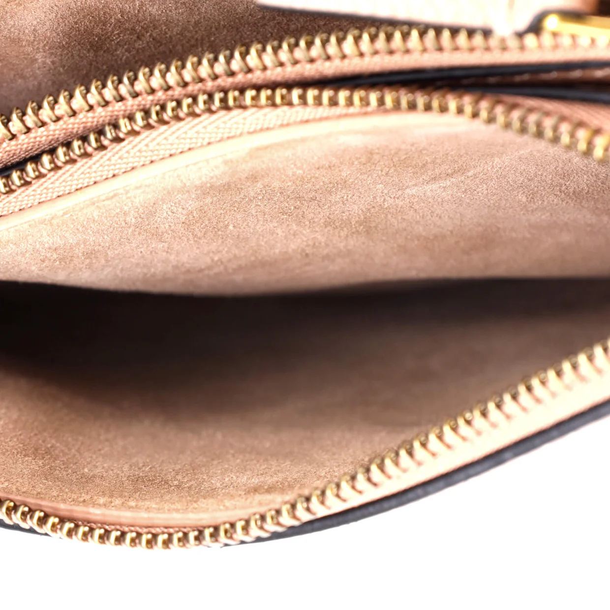 Saddle Triple Zip Crossbody Pouch Leather - Deep Luxury