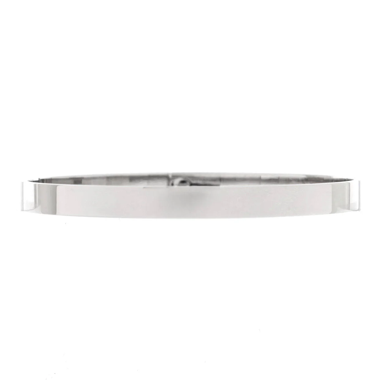 Kelly Bracelet 18K White Gold with 4 Diamonds Small - Deep Luxury