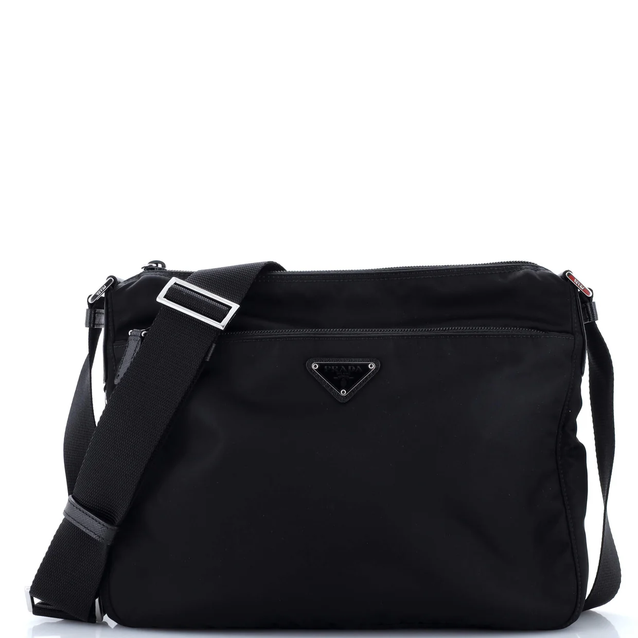 Re-Edition Front Pocket Messenger Bag Tessuto Large - Deep Luxury