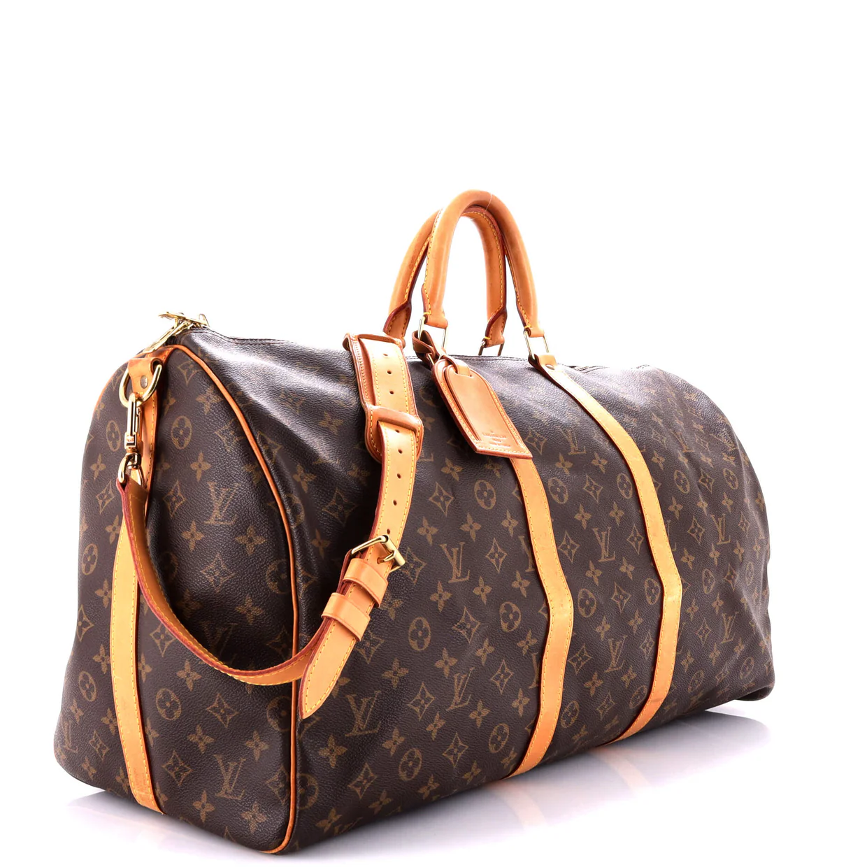 Keepall Bandouliere Bag Monogram Canvas 50 - Deep Luxury