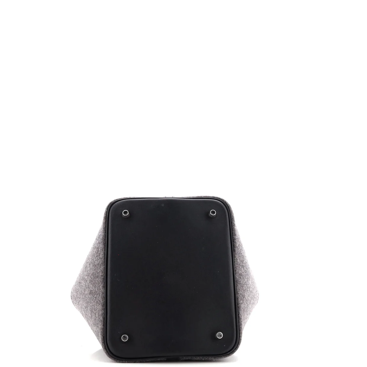 Picotin Lock Bag Felt with Leather MM - Deep Luxury