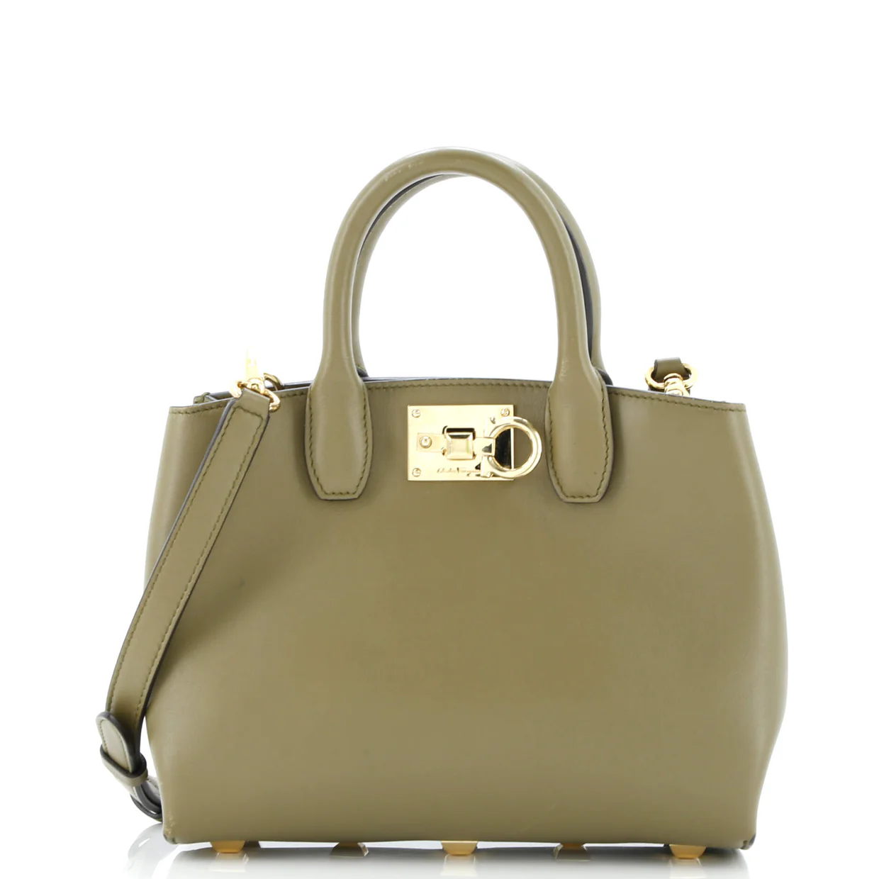 Studio Box Satchel Leather Small - Deep Luxury