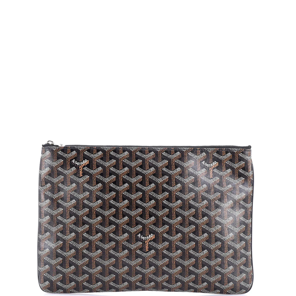 Senat Zip Pouch Coated Canvas MM - Deep Luxury