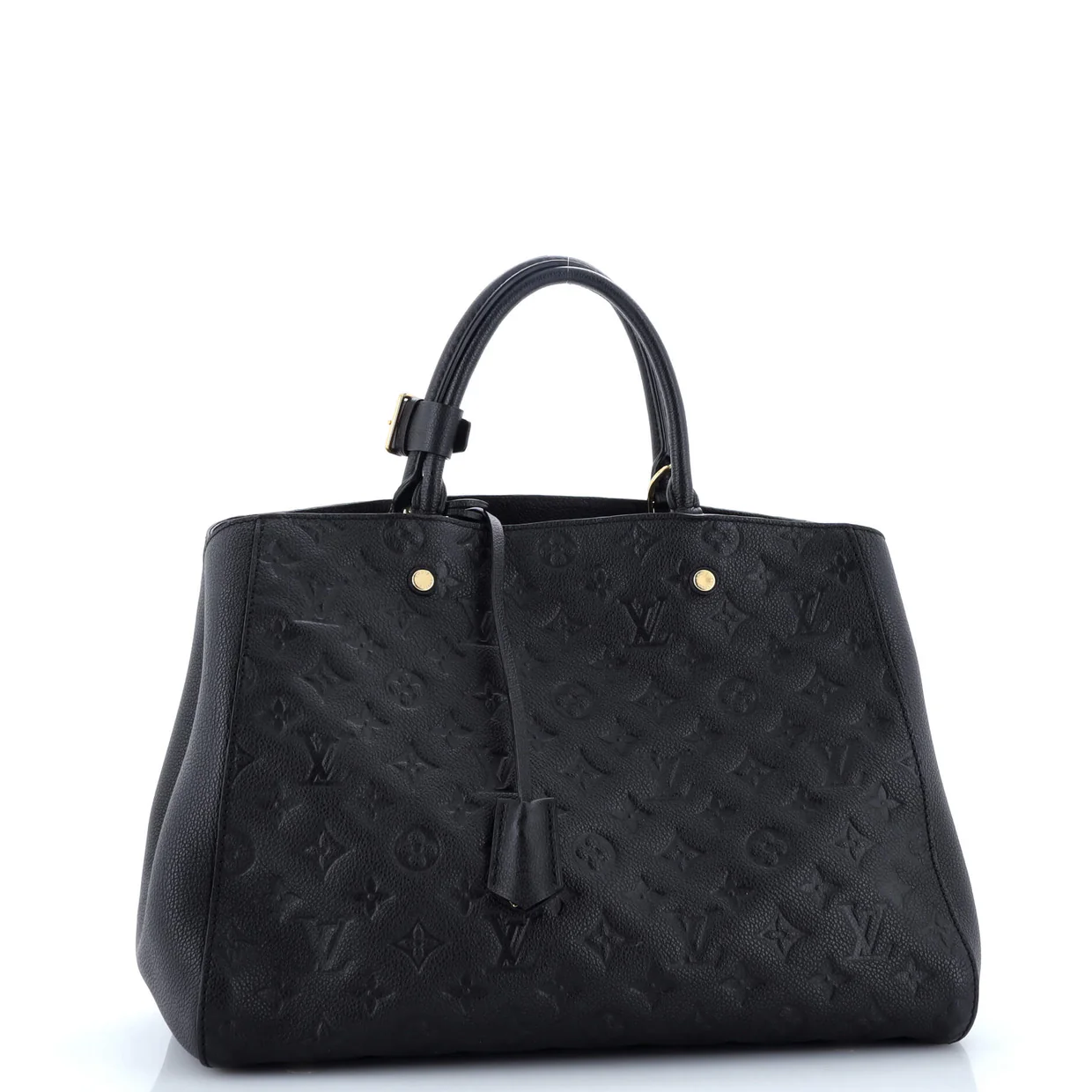 Montaigne Handbag Monogram Empreinte Leather GM - Deep Luxury